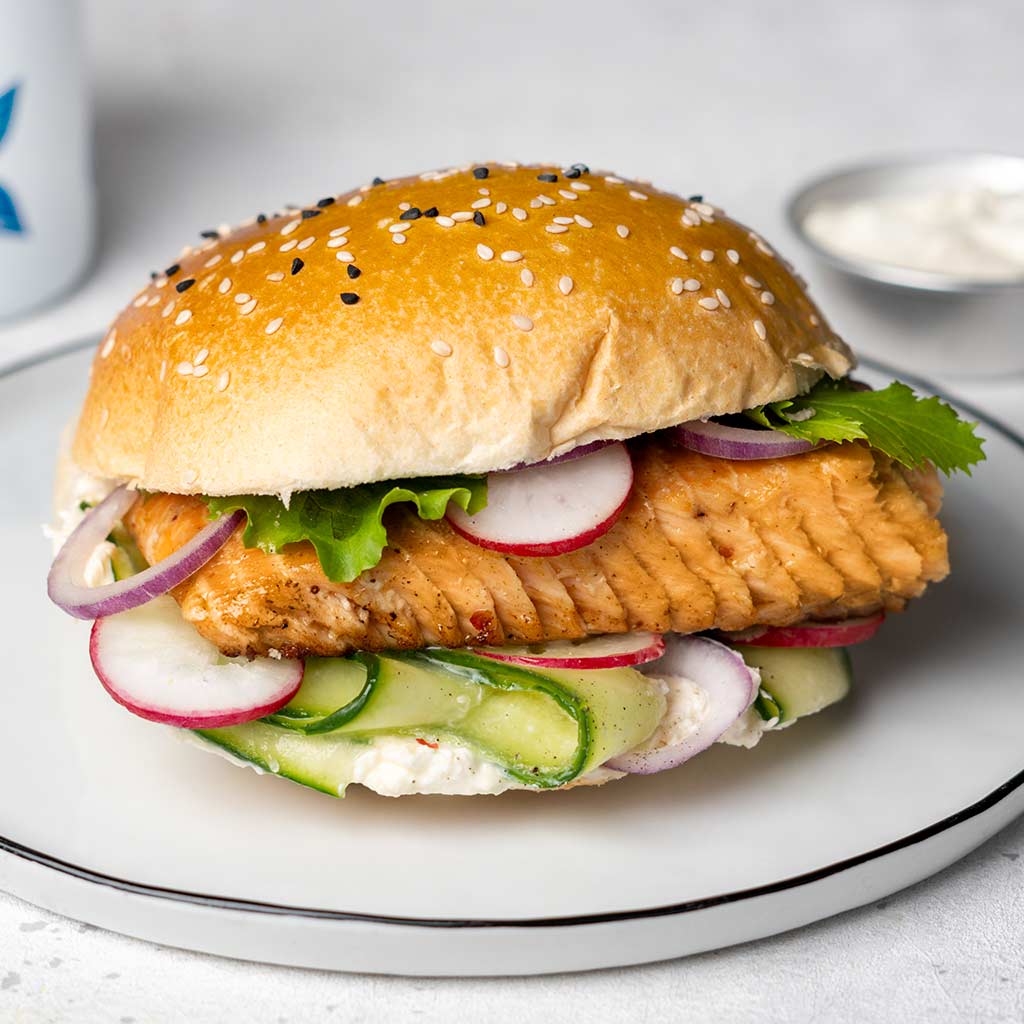 Salmon burger | HONEST CATCH