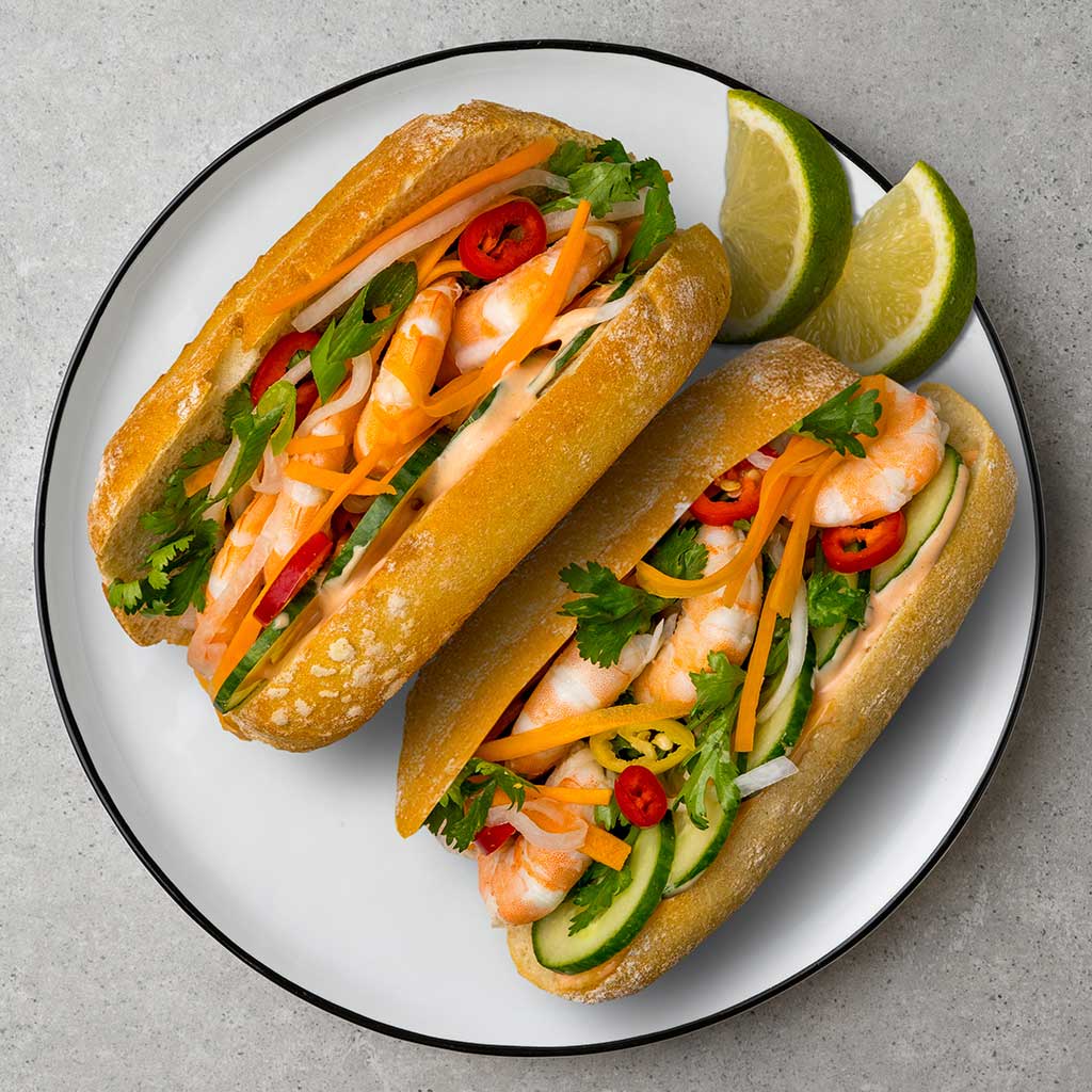 BÃ¡nh MÃ¬ with shrimp | Recipe