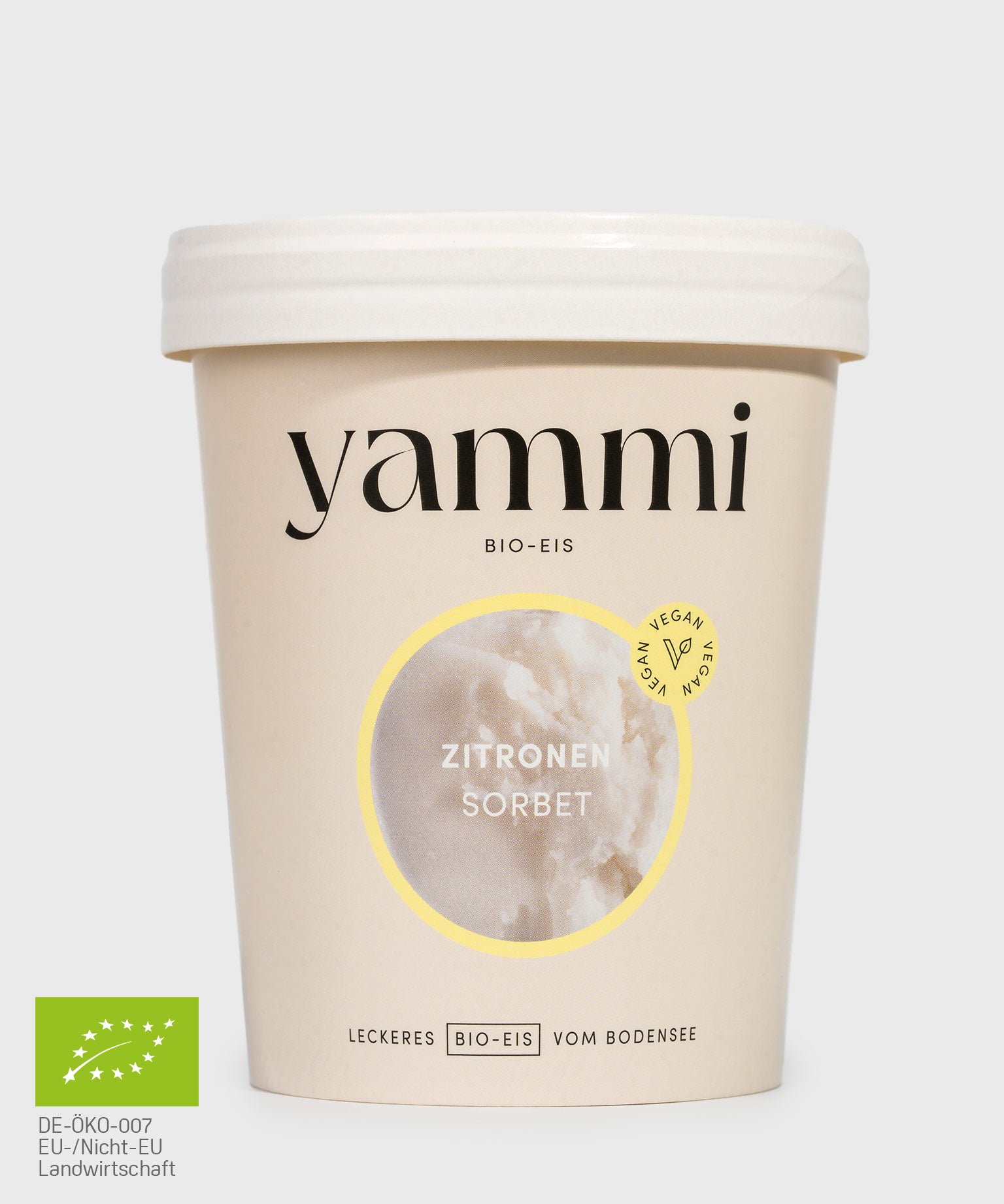 sorbet aufbewahren Zitronensorbet